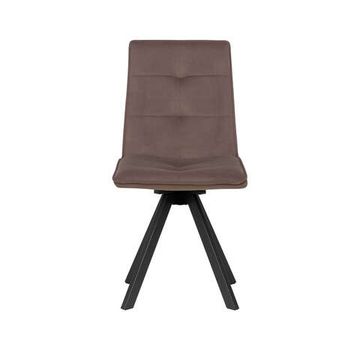 Стул Leset Умбра 360 (поворотный механизм) Опора Черная, велюр Латте (9)