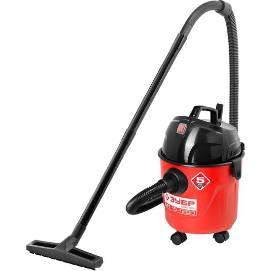 Строительный пылесос "ЗУБР" ПУ-15-1200 М1
