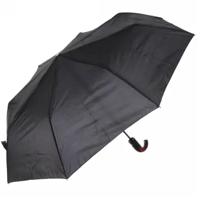 Зонт мужской полуавтомат «Ultramarine - Томас», цвет черный, ручка крючок, d98см