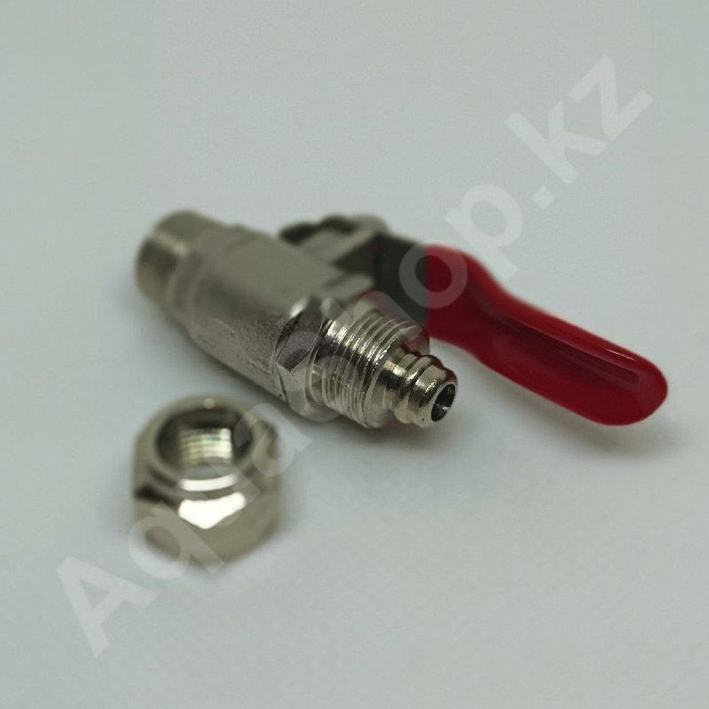 Вентиль шаровый BV-02, BV-3BC 3/8"(f) x 1/4"(НР) мет.