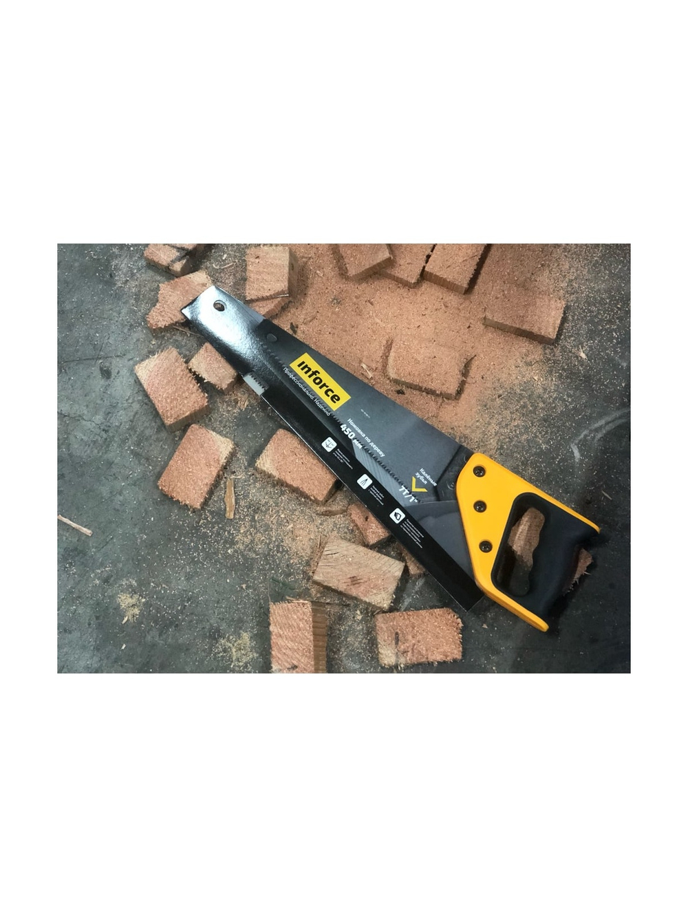 Ножовка по дереву Inforce 450 мм 06-08-17