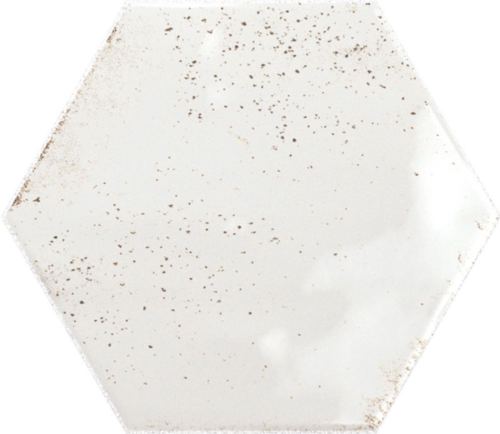 Керамическая плитка для стен CERAMICA RIBESALBES HOPE White Hex Glossy