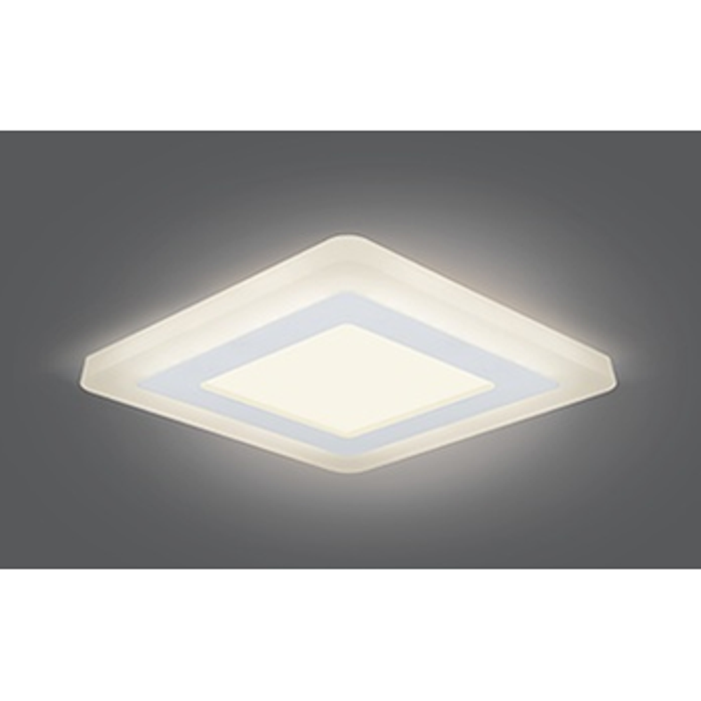 Светильник Gauss Backlight BL122 Квадратный Акрил, 6+3W, LED 3000K, 145*145, 1/40