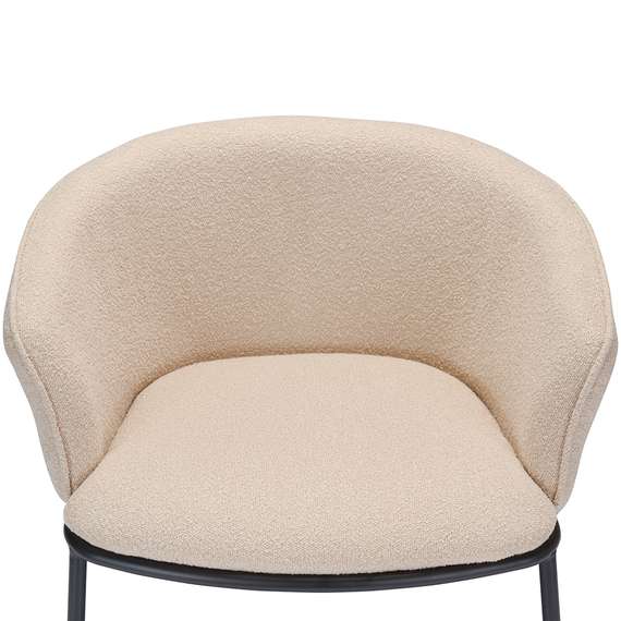 Кресло Paal бежевое букле