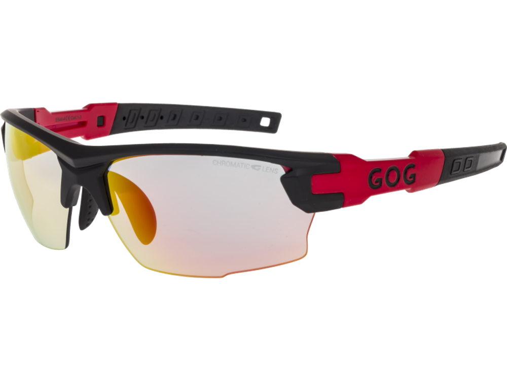 Спортивные очки GOG Steno C / Matt Black-Red / Photochromic Red Lens