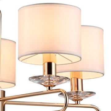 Люстра потолочная ILLUMICO E14  IL6196-5P-17 GD