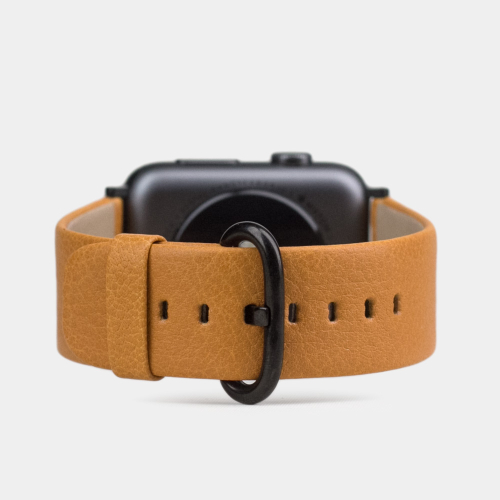 Ремешок для Apple Watch 44/45/46 mm из кожи теленка, золотого цвета