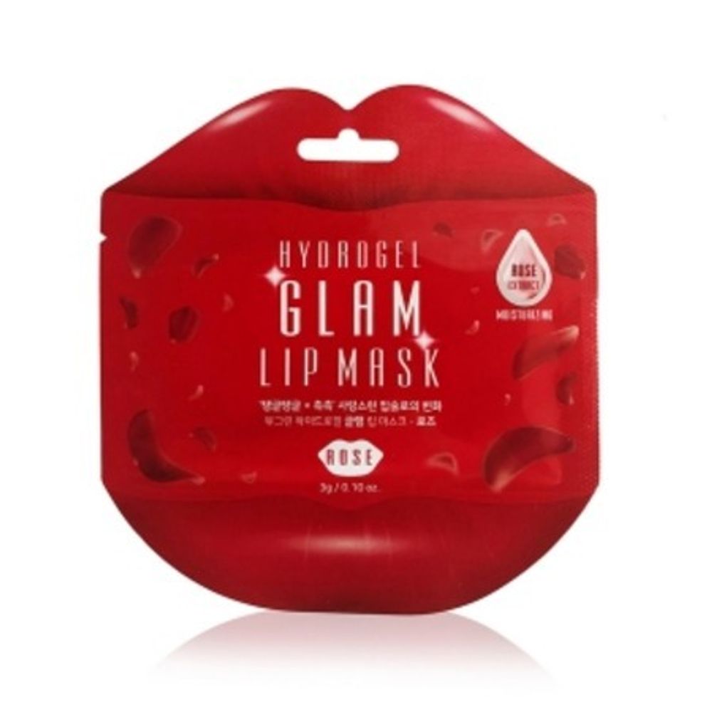 BEAUU GREEN Гидрогелевый патч для губ Hydrogel Glam Lip Mask 3 gr