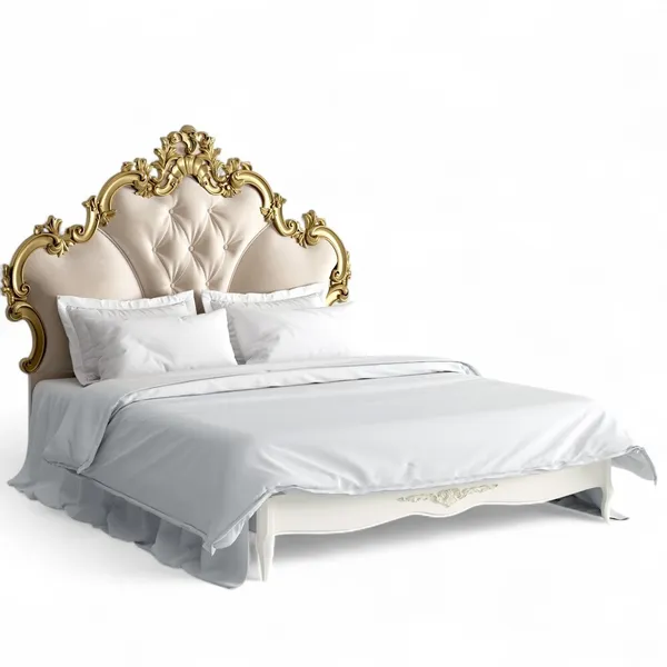 Кровать с мягким изголовьем 160*200