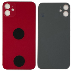 Задняя крышка для Apple iPhone 11 Красный (стекло, широкий вырез под камеру)