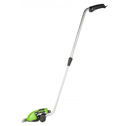 Ножницы аккумуляторные для травы и кустарников Greenworks G7,2GS с телескопической ручкой