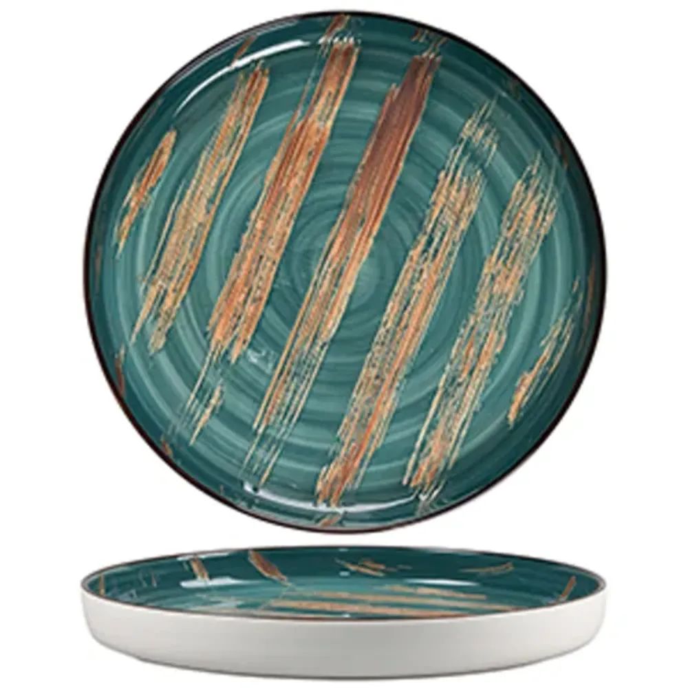 Тарелка с бортом d 22,6 см h3 см Texture Dark Green P.L. Proff Cuisine [6]