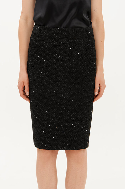 4915 Юбка женская (черный)