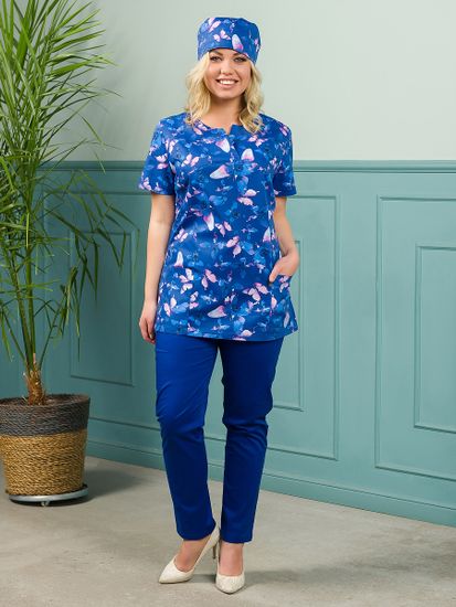 Блуза женская М-281(ST11) (голубой 145)