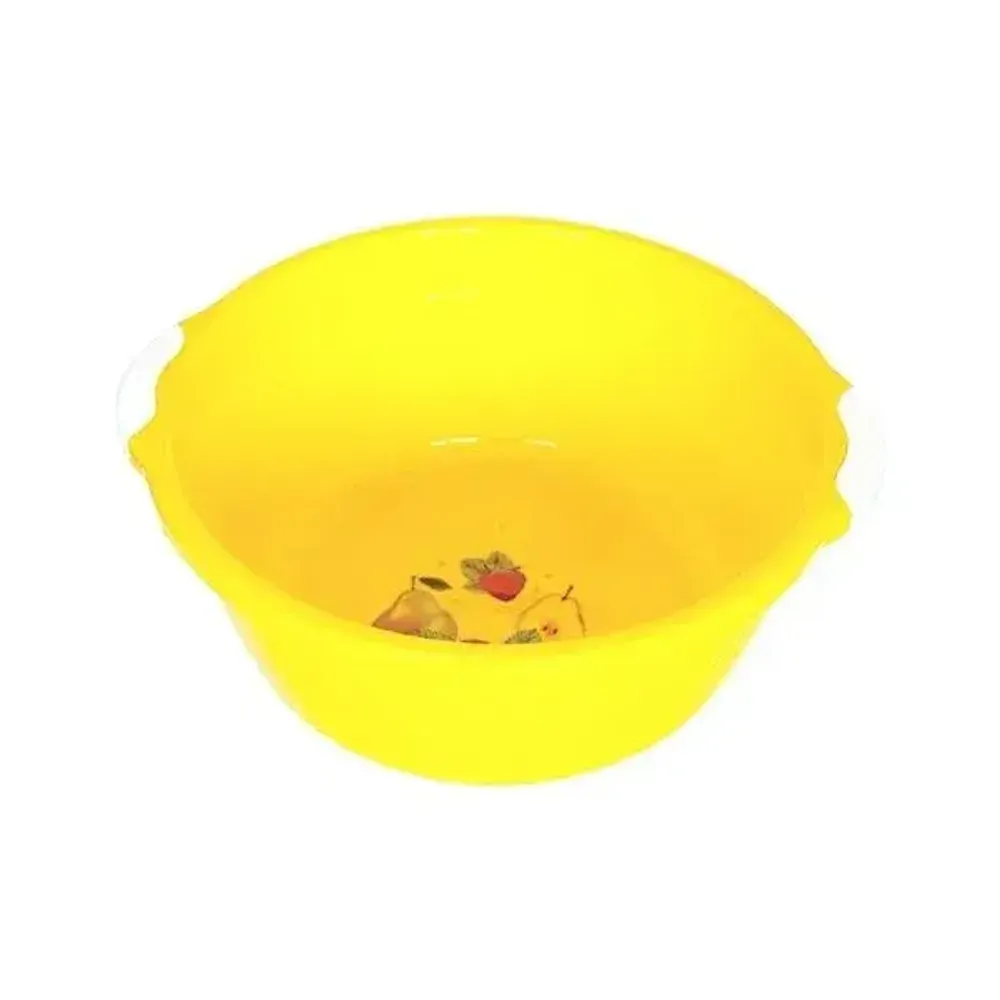 Таз с ручками Люкс 8л (Лимонный)