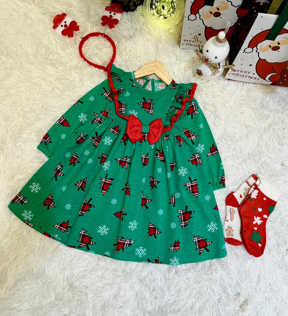 Елочка - новогоднее платье для девочек 2 600 тг./шт. (оптом - цена за 5 размеров)