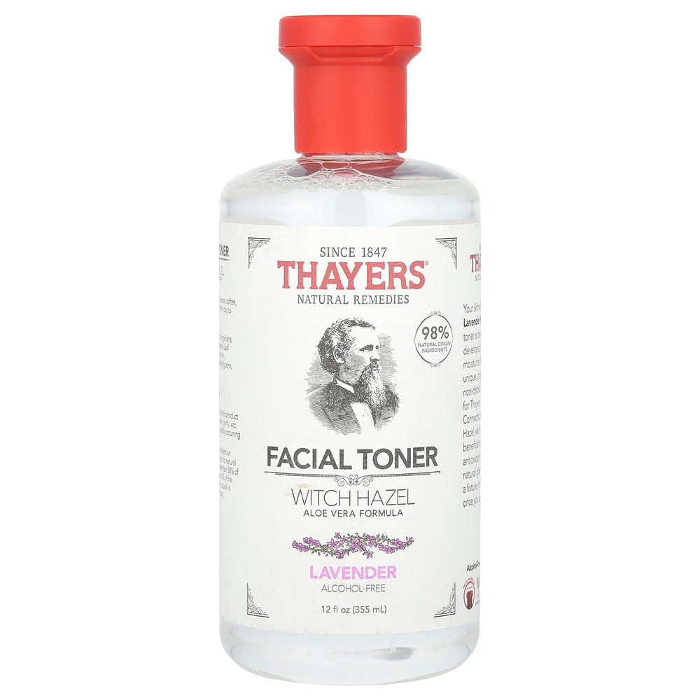 Thayers, Тоник для лица с гамамелисом, без спирта, с лавандой, 355 мл (12 жидк. унц.)