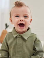 Лонгслив и джоггеры в комплекте для малышей Next K90-056, Хаки