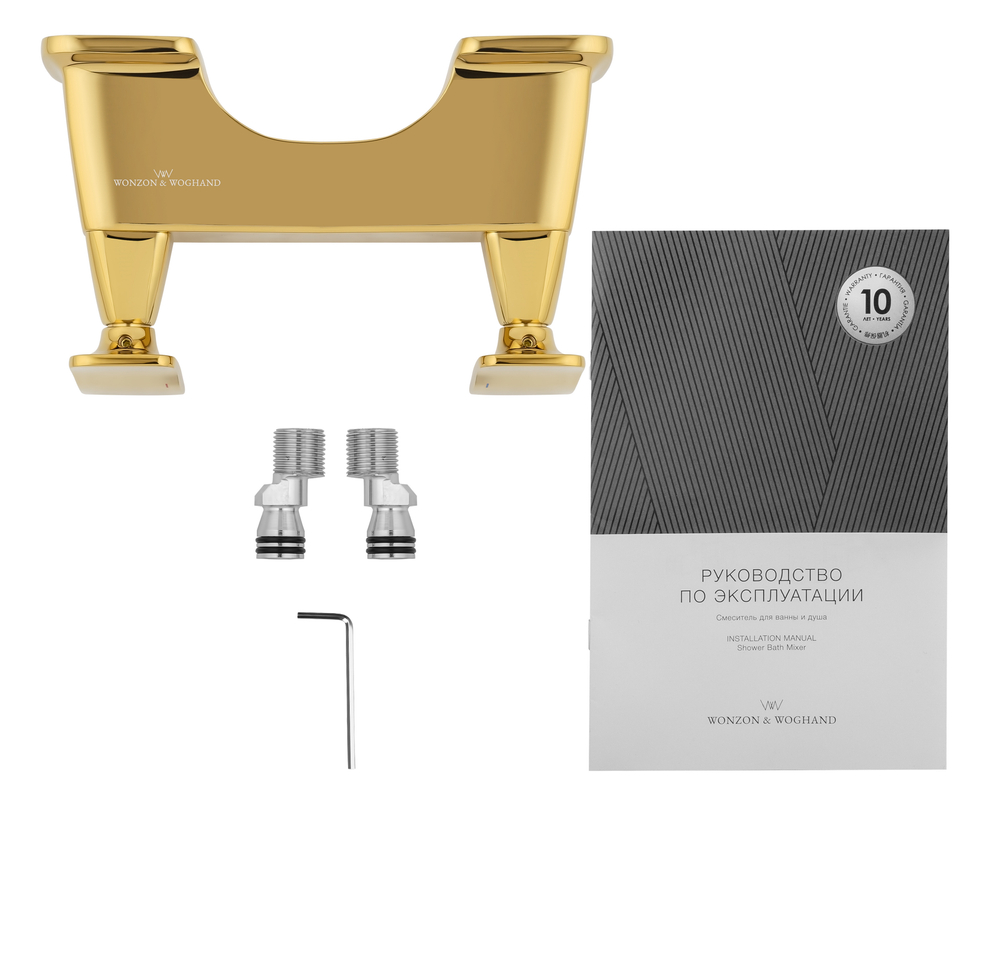 Смеситель для душа WONZON & WOGHAND SHAKESPEARE, Темное золото (WW-654101-DG)
