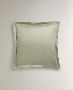 ZARA HOME (300 НИТЕЙ) НАВОЛОЧКА ИЗ ХЛОПКА, ЗЕЛЕНЫЙ