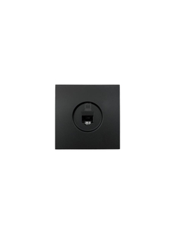 Розетка компьютерная 1-мест. СП ZIMA IP20 черн. бархат LEZARD 704-4288-140