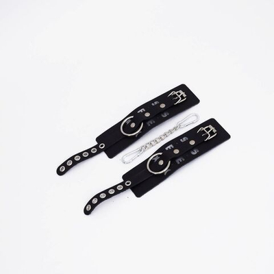 Черные кожаные наручники Sex