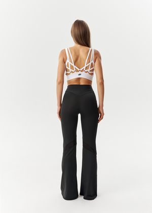 Легинсы клеш с высокой талией