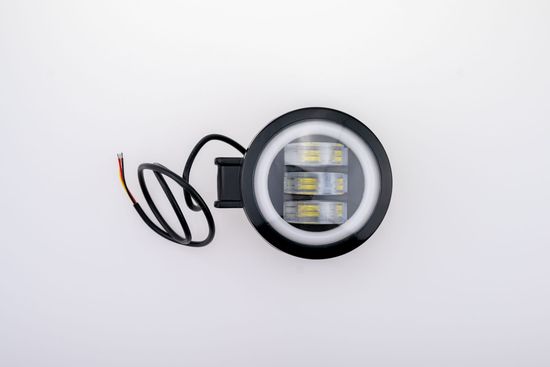 Светодиодная противотуманная фара 40W + 5W DRL (белая)