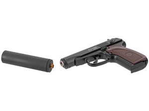 Пистолет пневматический Stalker SAPS Spring (ПМ)+имитатор ПБС, к.6мм (SA-33071PS)