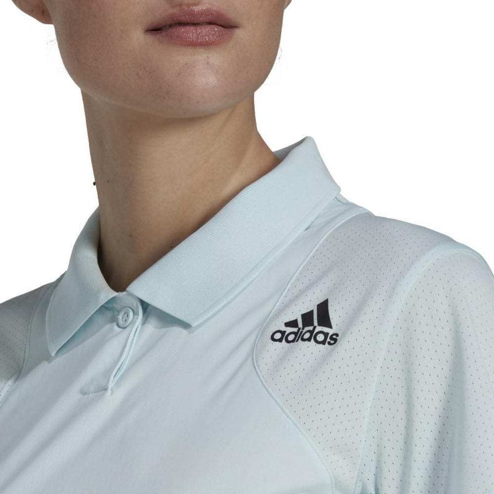 Женское поло Adidas Club Polo - almond blue