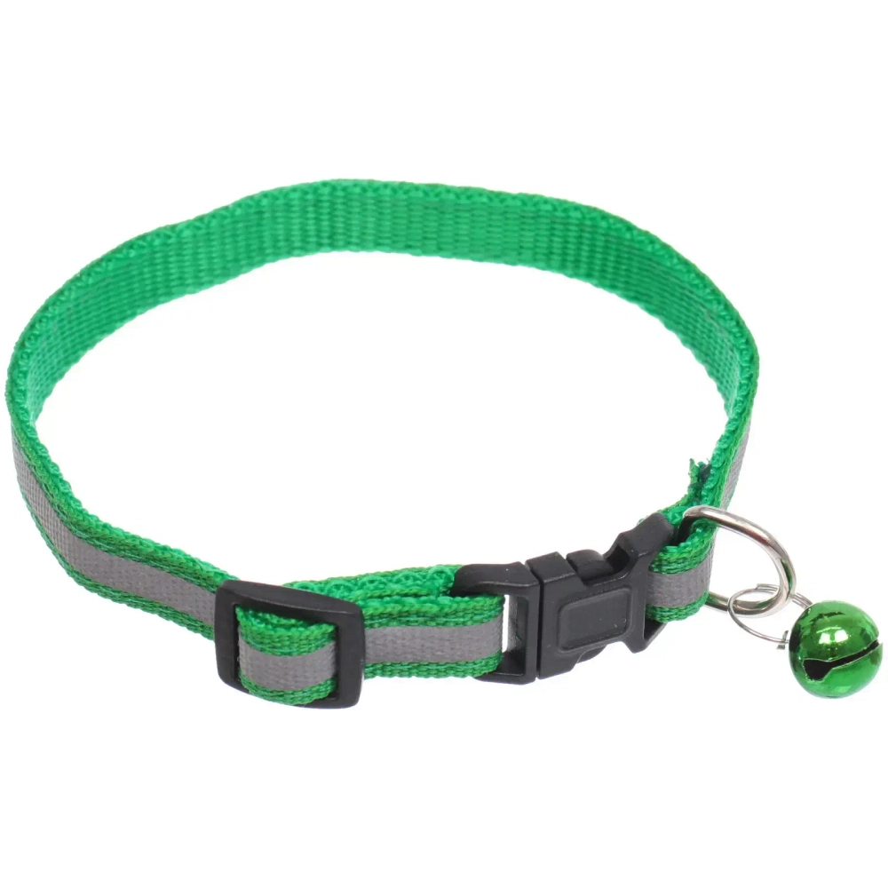 Ошейник с колокольчиком 1*19-32см «Zoo City-Примула» микс цветов (минивложение 12шт)✦