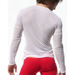 Мужская кофта прозрачная белая RUFSKIN Veiling Sleeved White