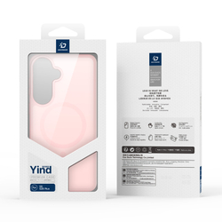 Чехол светло-розового цвета с MagSafe для Samsung Galaxy S26+ Плюс, серия Yind Series от Dux Ducis