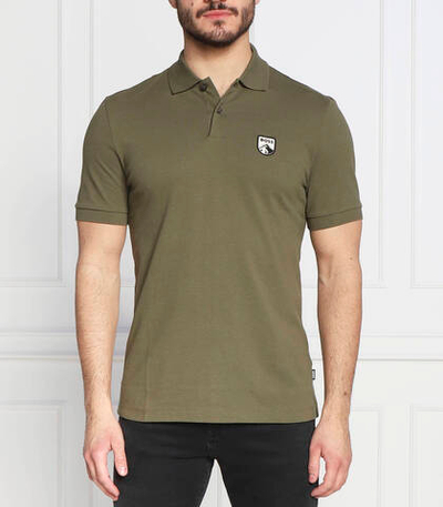 поло parlay BOSS BLACK - оливковый(50476802)