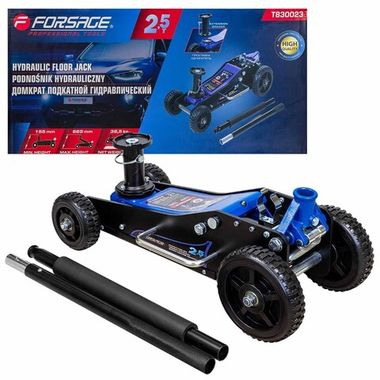 Домкрат подкатной гидравлический 2,5т (h min 155мм, h max 665мм) Forsage F-T830023