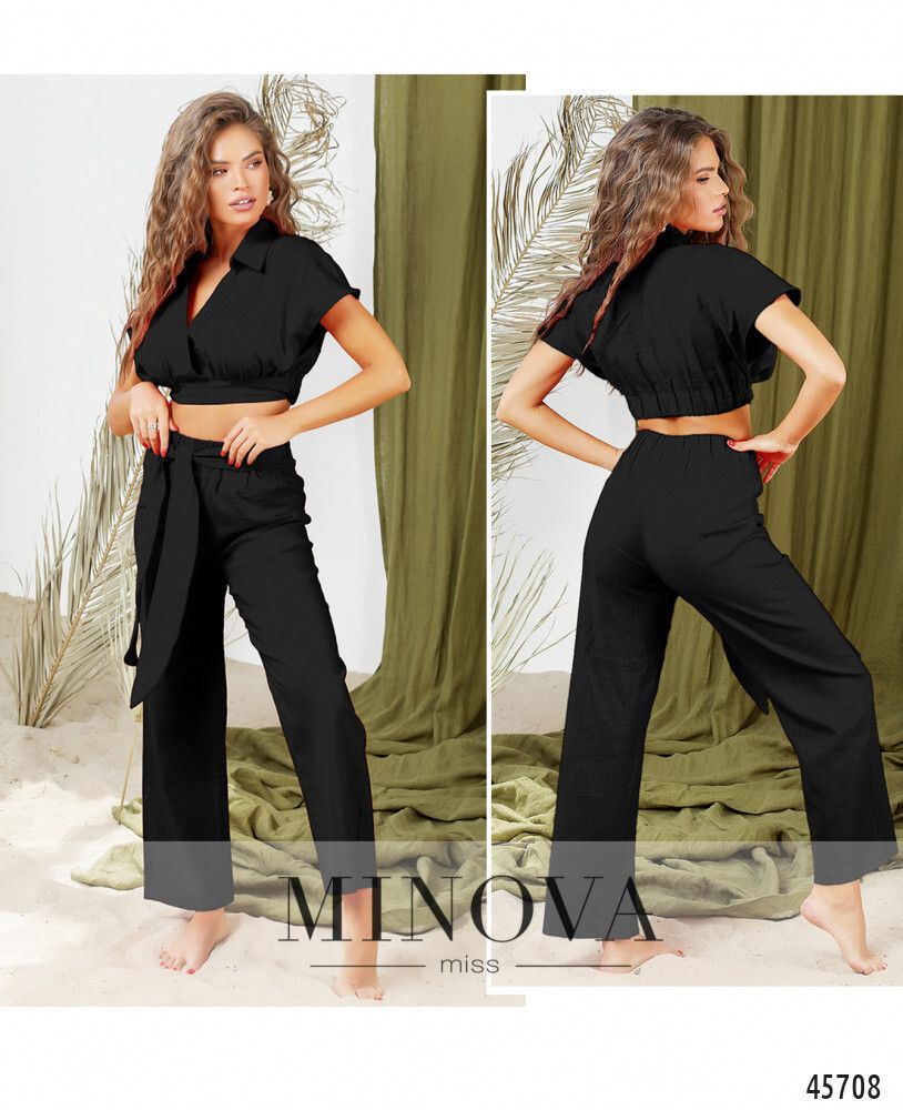 Костюм 2182-черный Minova