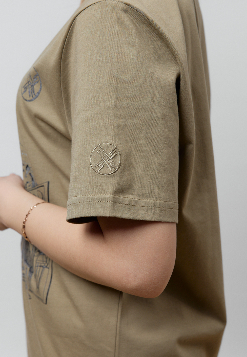 Футболка ALMATY MS LIGHT KHAKI