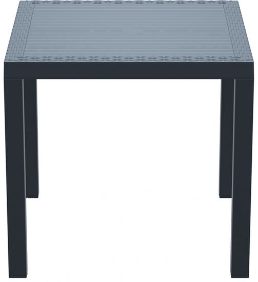 Стол пластиковый Orlando 80 антрацит Турция
