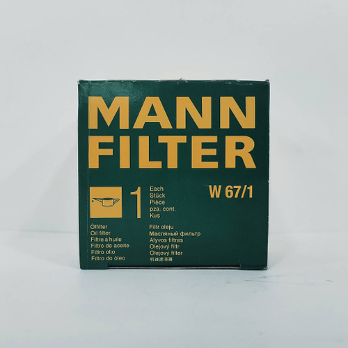 W 67/1 / МАСЛЯНЫЙ ФИЛЬТР W 67/1, 1014822S02 MANN-FILTER (1 шт)