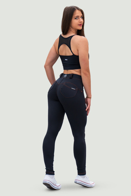 Брюки BUBBLE BUTT PANTS LIFT UP 558 Черные