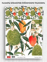 Трансфер для декупажа переводной рисунок для поверхностей 168