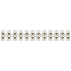 Зажим винтовой ЭРА NO-225-503 изолированный ЗВИ-нг 16А (1.5-12 мм2) 12 пар белый | Зажим винтовой ЗВИ