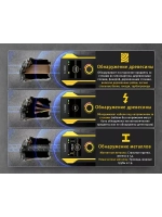 Скрытая проводка и металлодетектор FNIRSI WD-02,Портативный цифровой индикатор проводки,Локатор ,Высокоточная несущая стена трубы, поддержка переключения Русский-черный