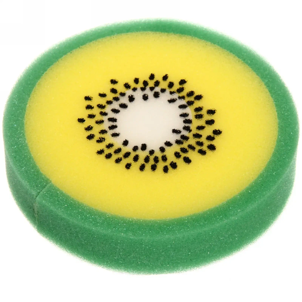 Губка для тела банная поролоновая «Наслаждение - Сочный киви», d-12,5см
