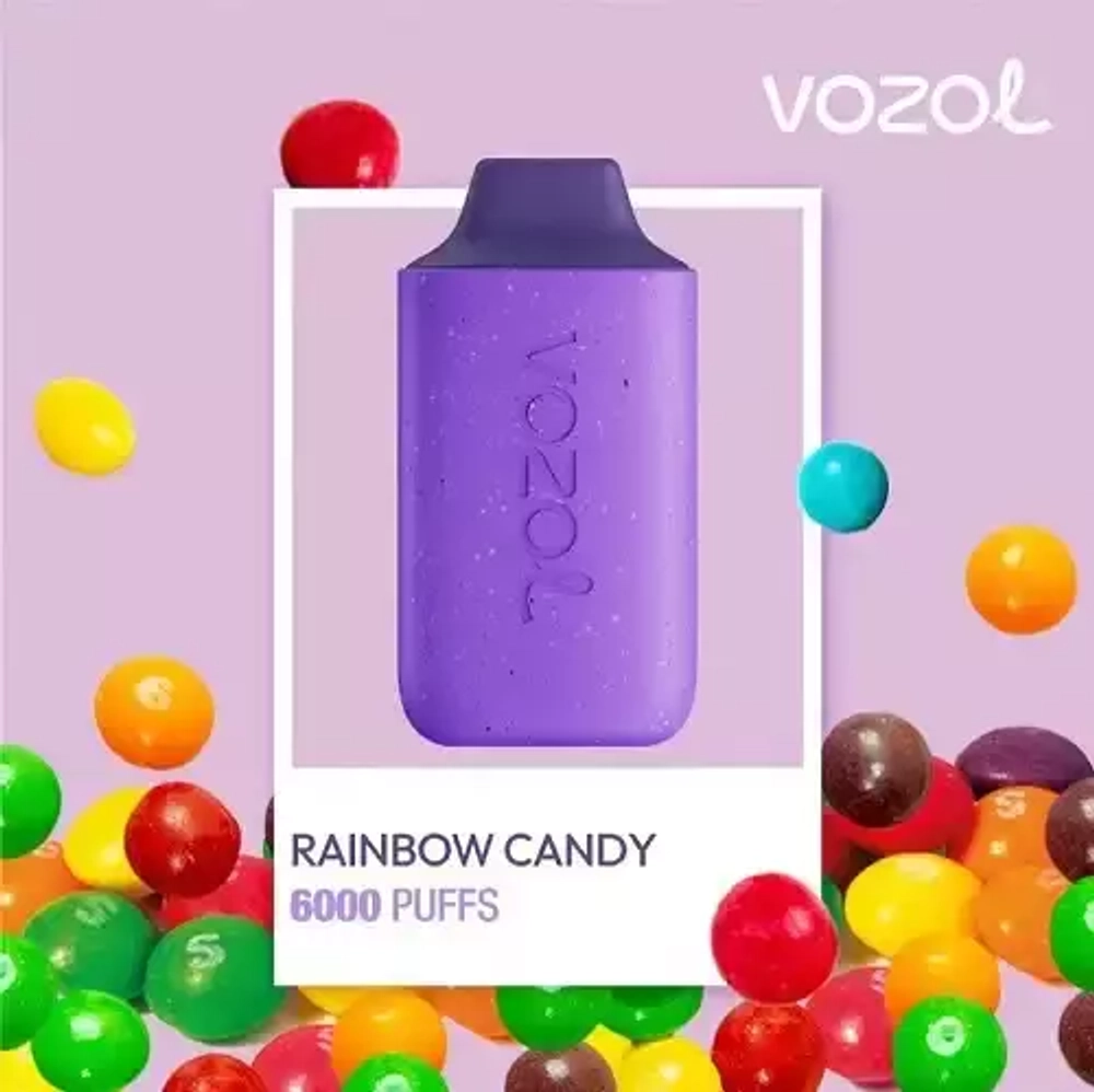 VOZOL STAR 6000 - Rainbow Candy (5% nic)