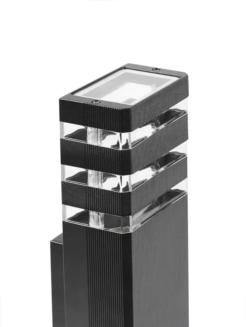 Cветильник уличный настенный,Уличный светильник E27 фасадный двусторонний фонарь на стену для подсветки здания и стен дома - черный