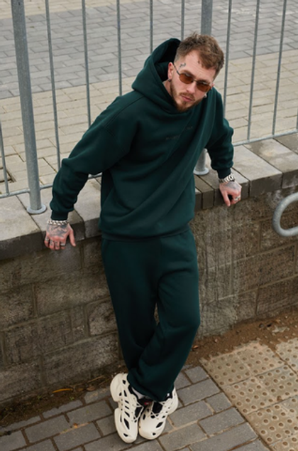 Джоггеры зеленые "Winter"