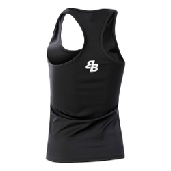 Женская теннисная майка BB by Belen Berbel Basica Tank Top Women - Black, White