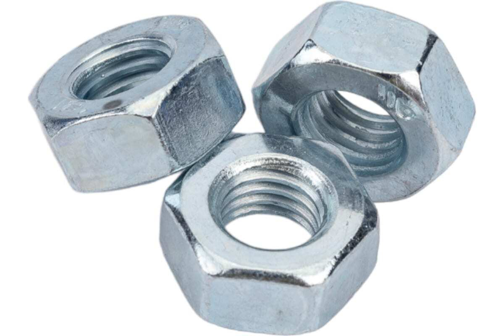 Гайка ЗУБР ГОСТ 5927-70, M10, 5 шт, кл. пр. 6, оцинкованная, 303556-10