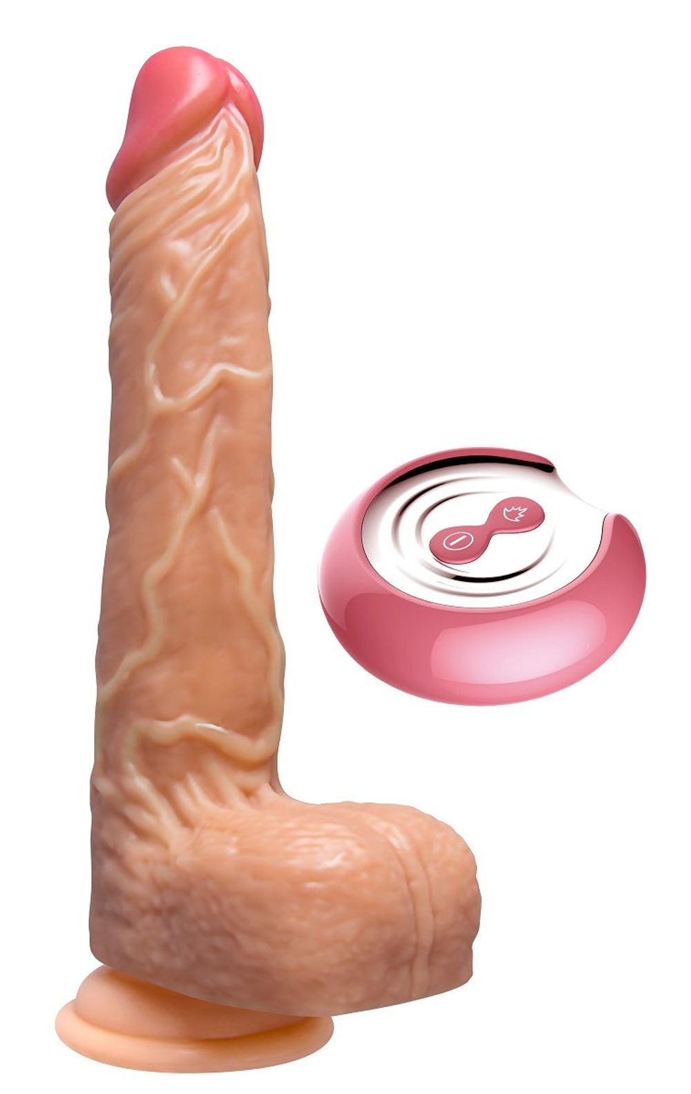 Телесный ротатор-реалистик Telescopic Jean - 18 см. (Цвет: телесный)